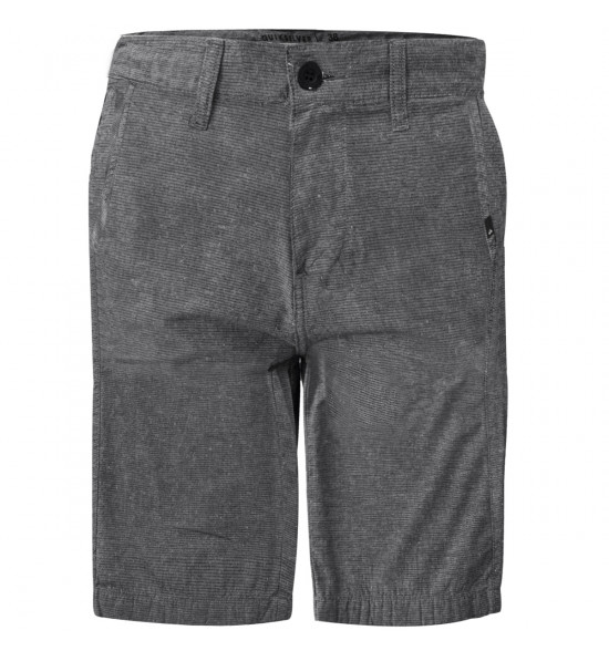 Bermuda Walk Quiksilver Microstripe Chino Preta