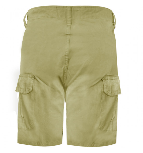 Bermuda Walk Alma de Praia Cargo Lisa Khaki - 2