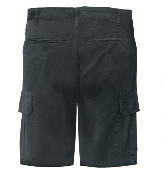 Bermuda Walk Alma de Praia Cargo Lisa Chumbo - 2