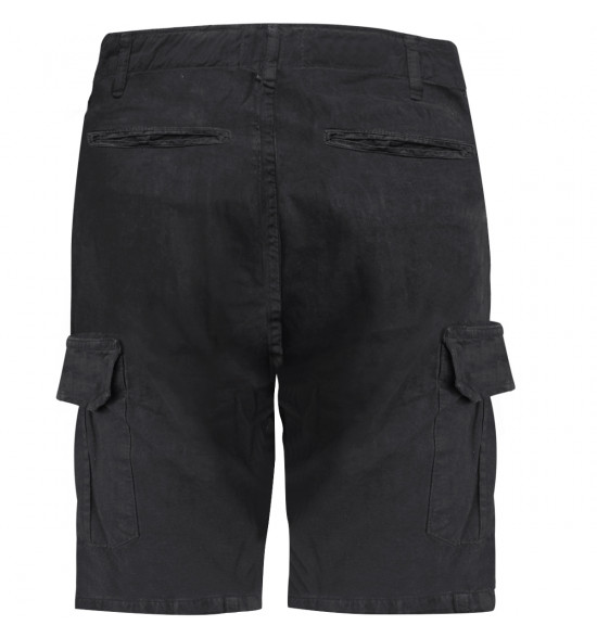 Bermuda Walk Alma de Praia Cargo Lisa Preta - 2