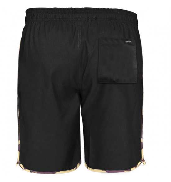 Bermuda Água Oakley Camo Truck Shorts Side Print Preta - 3