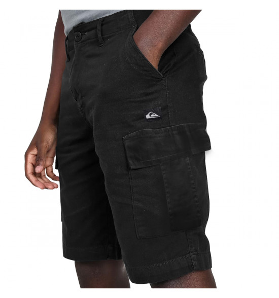 Bermuda Walk Quiksilver Everyday Cargo Preta - 3