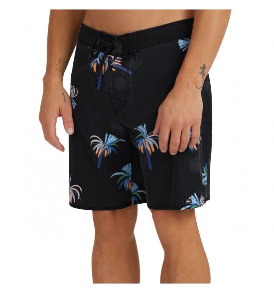 Bermuda Água Quiksilver Sessions Preta - 3