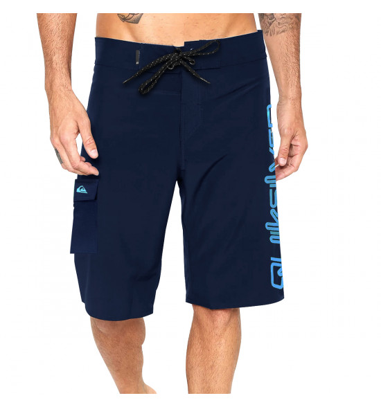 Bermuda Água Quiksilver Flat Signature 21 Marinho 2.0 - 3