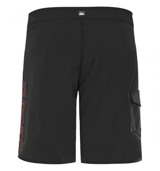 Bermuda Água Quiksilver Flat Signature 21 Preta - 3