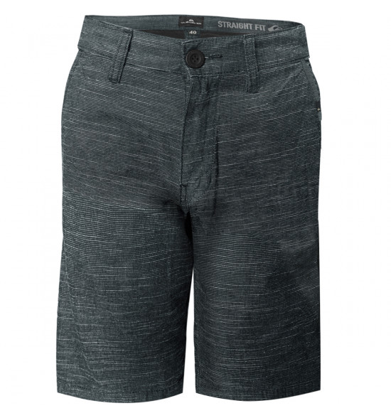 Bermuda Walk Quiksilver Stripe Chino Preta