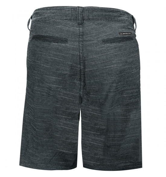 Bermuda Walk Quiksilver Stripe Chino Preta - 2