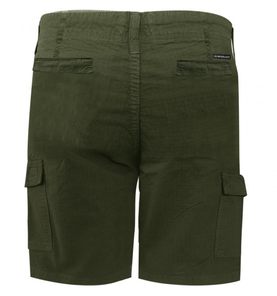 Bermuda Walk Quiksilver Rip Cargo Verde Militar - 2