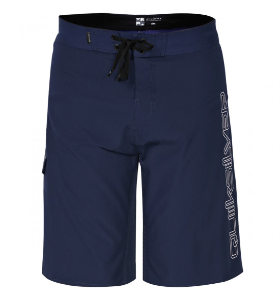 Bermuda Água Quiksilver Surfsilk Signature 21 Azul Marinho