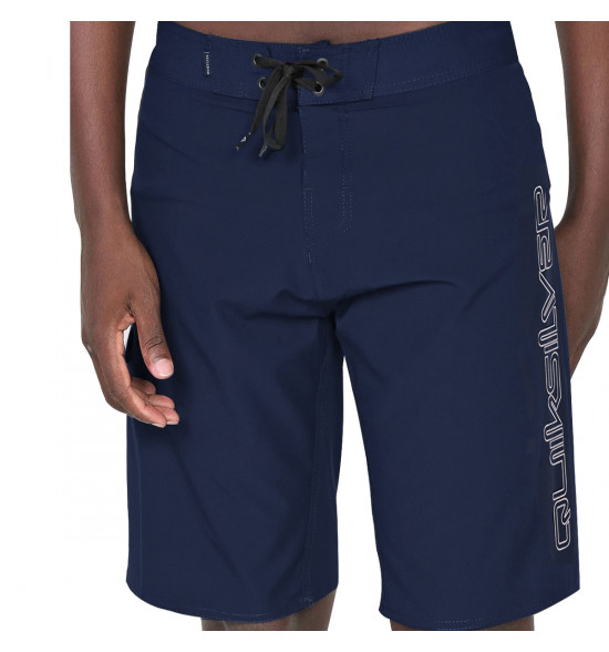 Bermuda Água Quiksilver Surfsilk Signature 21 Azul Marinho - 4