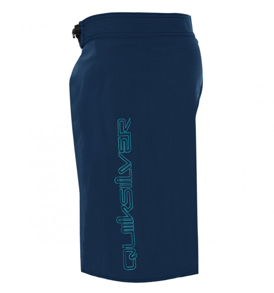 Bermuda Água Quiksilver Flat Signature 21 Marinho - 2