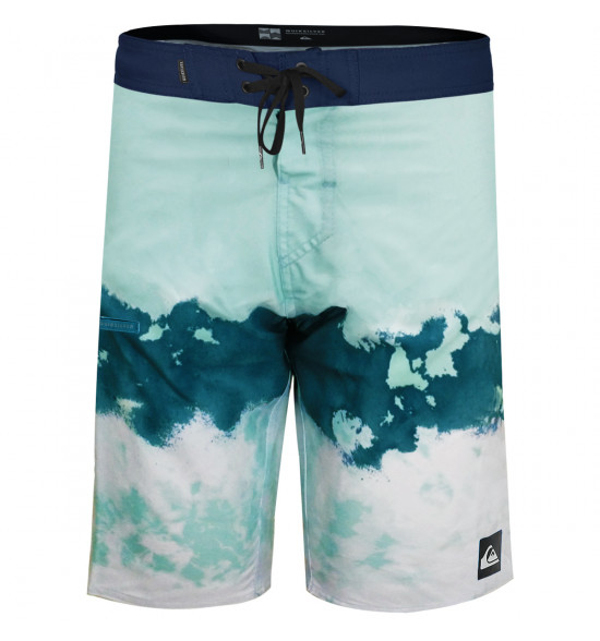 Bermuda Água Quiksilver Surfsilk Slab 21 Verde Claro