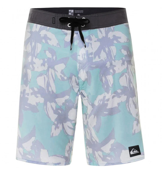 Bermuda Água Quiksilver Surfsilk Washed 20 Verde Claro