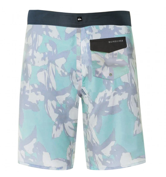 Bermuda Água Quiksilver Surfsilk Washed 20 Verde Claro - 2