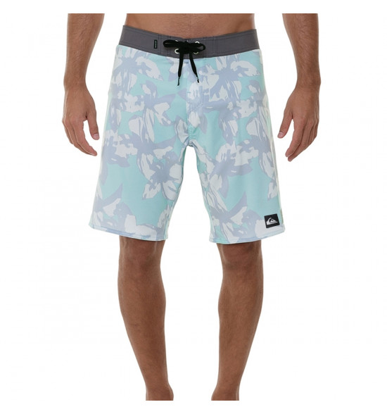 Bermuda Água Quiksilver Surfsilk Washed 20 Verde Claro - 3