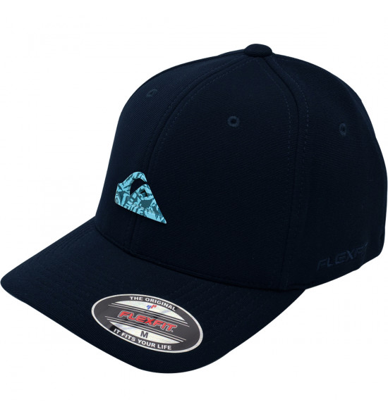 Boné Quiksilver Bicolor Plate Navy Azul