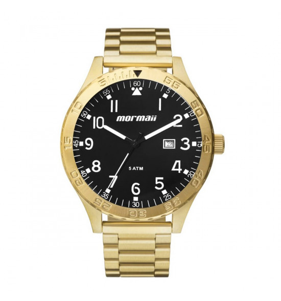 Relógio Mormaii Loyal 2.0 Golden Nero