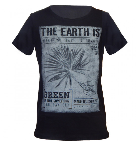 Camiseta Mormaii Earth Now Preta