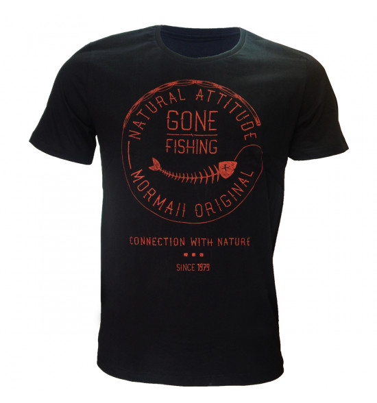 Camiseta Mormaii Gone Fishing Preta