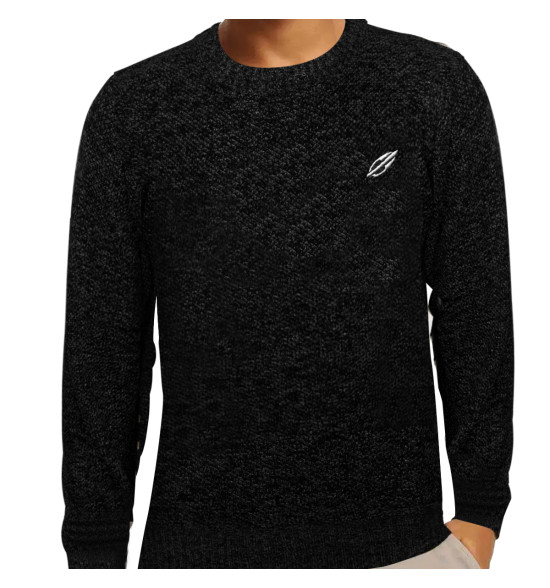 Blusa Tricot Mormaii Preto Mescla - 3