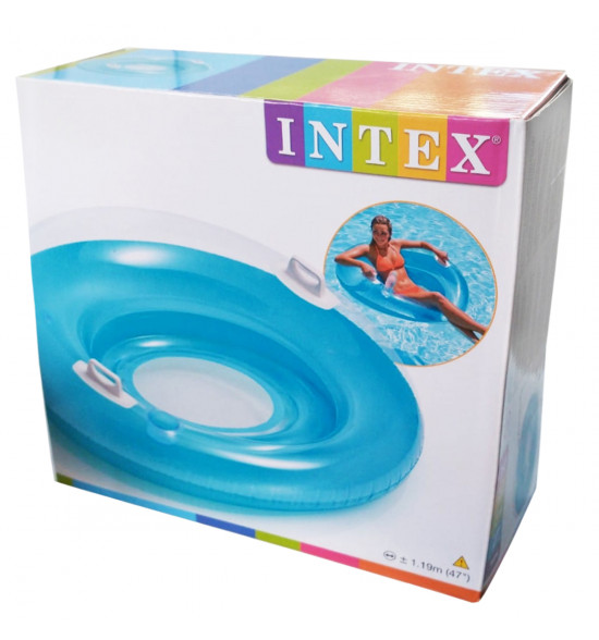 Poltrona Inflável Alma de Praia Leblon Azul - 2