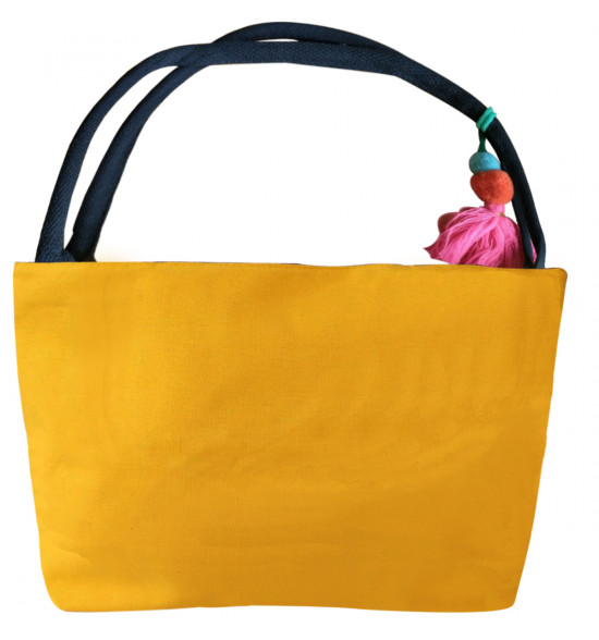 Bolsa Alma de Praia Amo o Verão  Amarela - 3