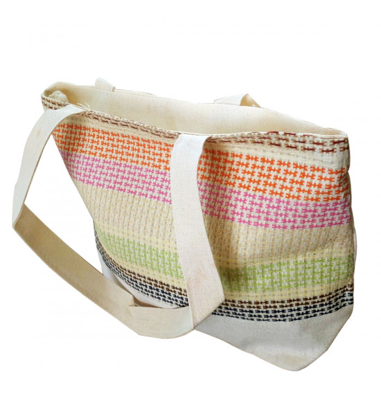 Bolsa Alma de Praia Fibra Cores Diversas - 2