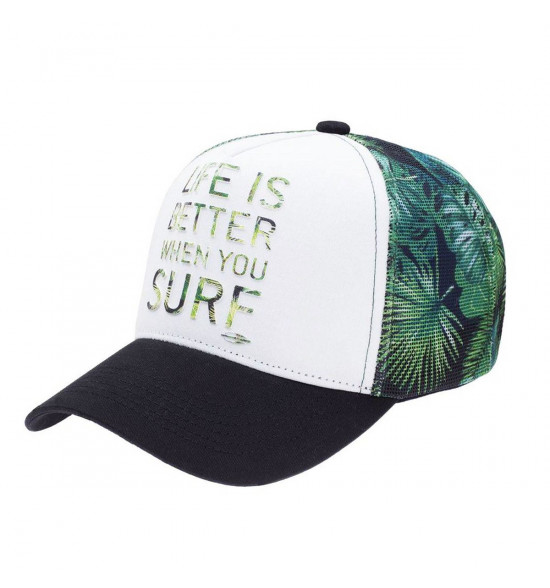 Boné Mormaii Trucker Full Print Surf Green