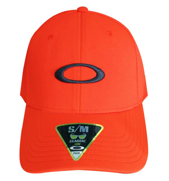 Boné Oakley Tincan Remix Magma Orange Laranja com Logo Preto - 2