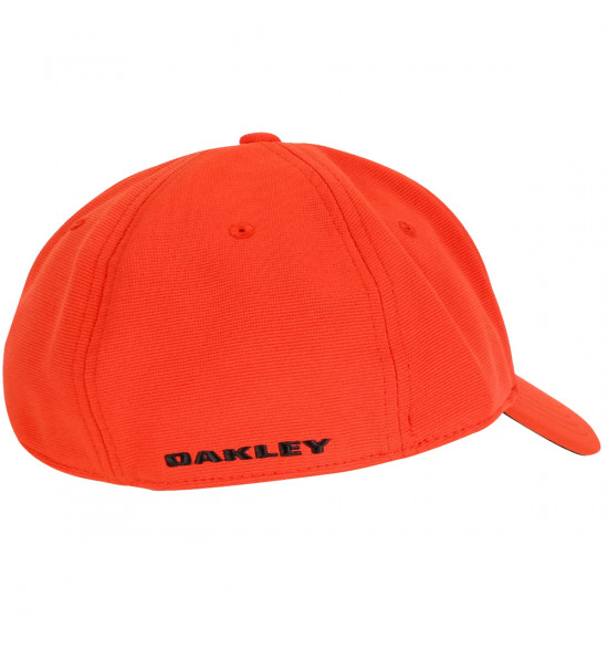 Boné Oakley Tincan Remix Magma Orange Laranja com Logo Preto - 4