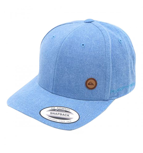 Boné Quiksilver Snap Washing Patch Imp Azul