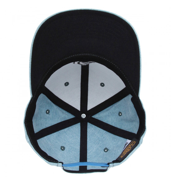 Boné Quiksilver Snap Washing Imp Azul Petróleo - 4