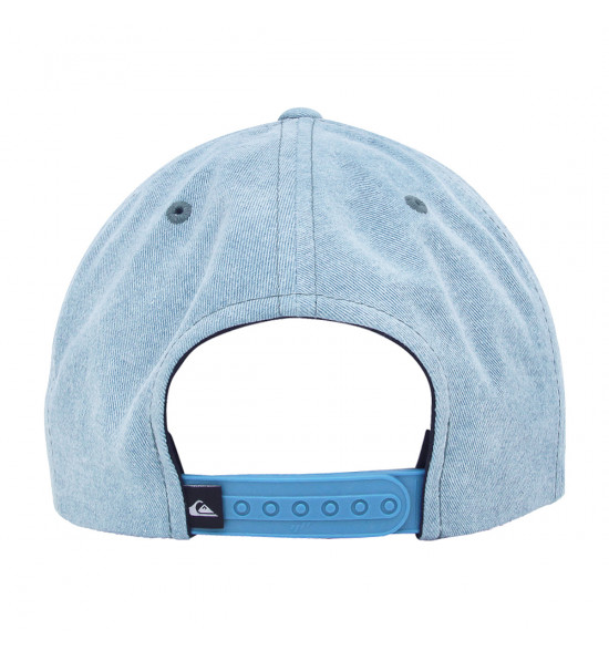 Boné Quiksilver Snap Washing Imp Azul Petróleo - 2