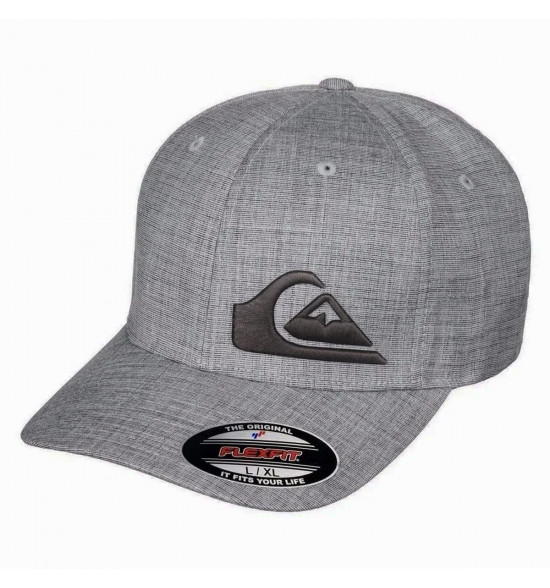 Boné Quiksilver Final Imp Dk Charcoal Heather Cinza