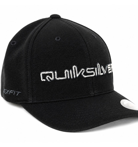 Boné Quiksilver Emb Chain Tribal Tag Preto – Design Tribal, Atitude e Estilo Clássico - 2