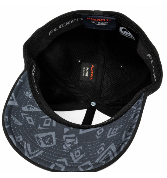 Boné Quiksilver Emb Chain Tribal Tag Preto – Design Tribal, Atitude e Estilo Clássico - 5