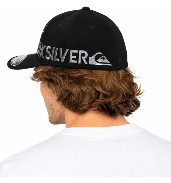 Boné Quiksilver Emb Side Omni Black – Minimalismo, Estilo e DNA Surf - 5