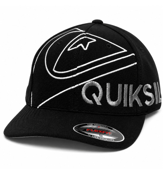 Boné Quiksilver Emb Side Omni Black – Minimalismo, Estilo e DNA Surf
