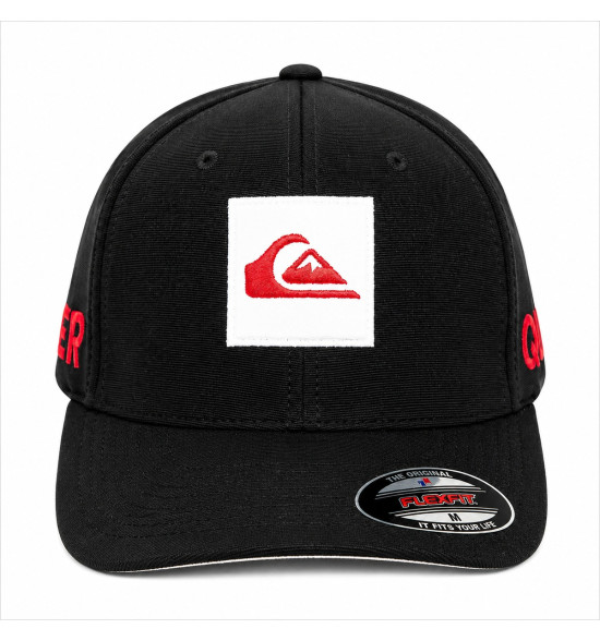 Boné Quiksilver Emb Square Black – Estilo Urbano, Durabilidade e Design Icônico - 2