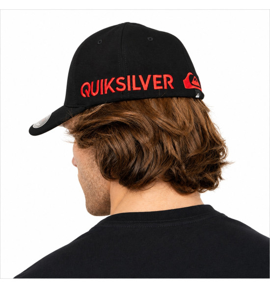 Boné Quiksilver Emb Square Black – Estilo Urbano, Durabilidade e Design Icônico - 5