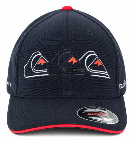 Boné Quiksilver Emb Three Logo Marinho – Elegância e Design Autêntico - 2