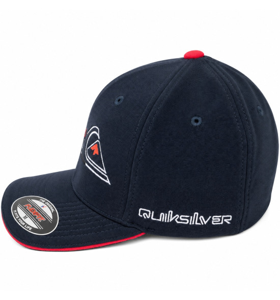 Boné Quiksilver Emb Three Logo Marinho – Elegância e Design Autêntico - 3