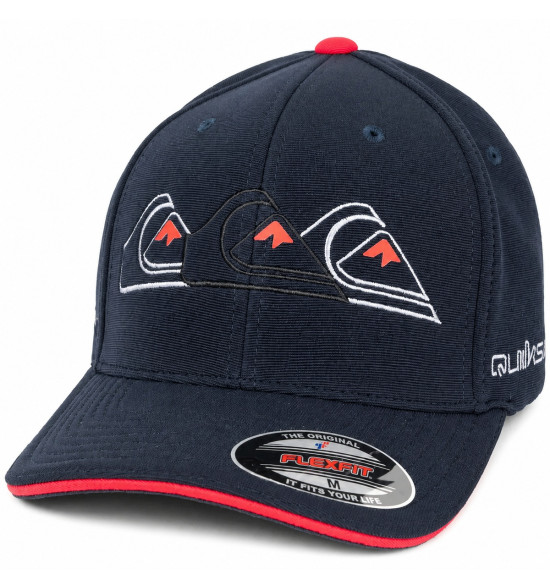 Boné Quiksilver Emb Three Logo Marinho – Elegância e Design Autêntico