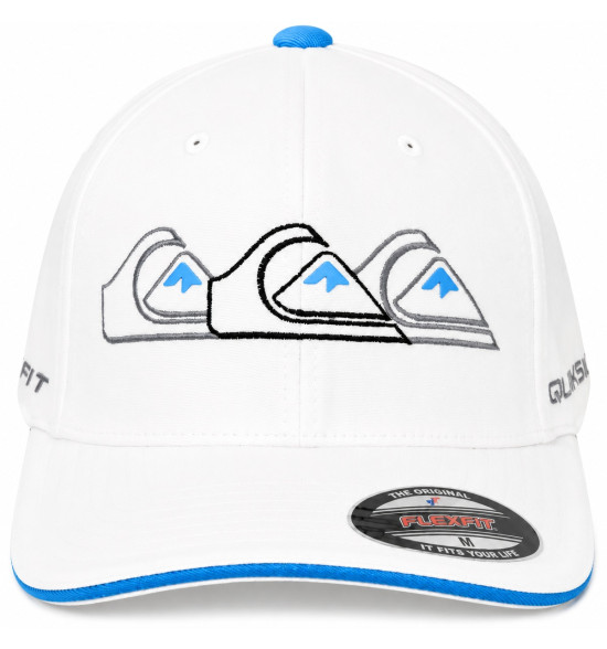 Boné Quiksilver Emb Three Logo Branco – Design Autêntico e Estilo Surf Premium - 2