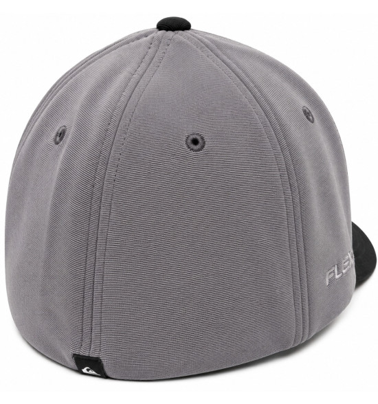 Boné Quiksilver Emb Three Logo Dark Grey – Estilo Urbano e Autenticidade - 3