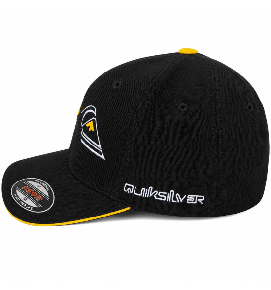 Boné Quiksilver Emb Three Logo Preto – Clássico, Técnico e Indispensável - 3