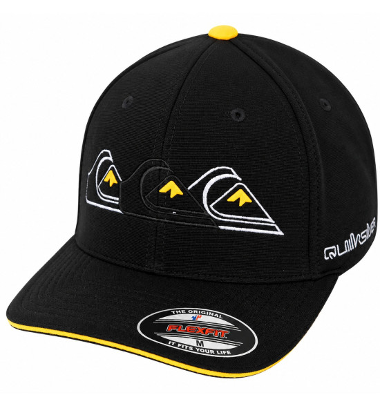 Boné Quiksilver Emb Three Logo Preto – Clássico, Técnico e Indispensável