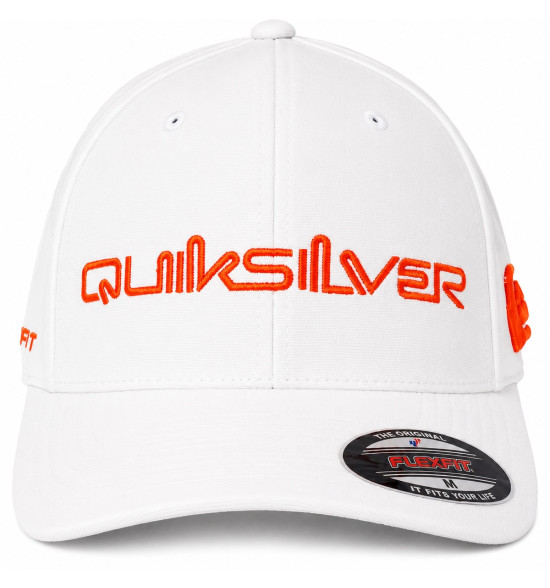 Boné Quiksilver Emb Type Momentum Branco – Design Dinâmico e Estilo Surfwear - 2