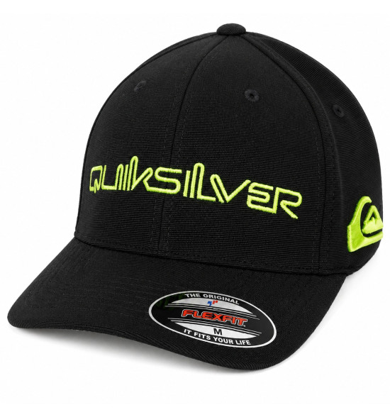 Boné Quiksilver Emb Type Momentum Preto – Design Gráfico, Atitude e DNA Surf