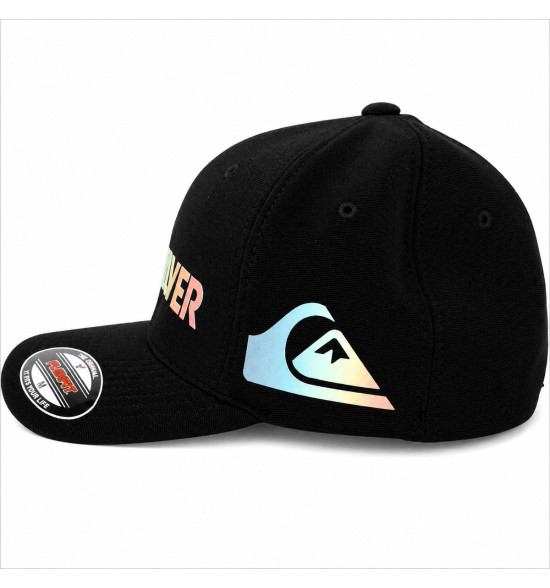 Boné Quiksilver Gradient Type Antique Preto – Estilo Vintage, Atitude Urbana e Design Exclusivo - 3